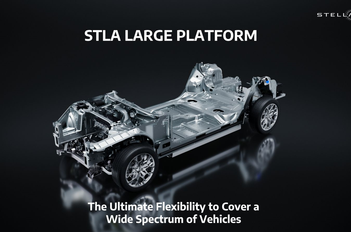 Stellantis lança plataforma STLA Large nativa do BEV com autonomia de 800 km/500 milhas