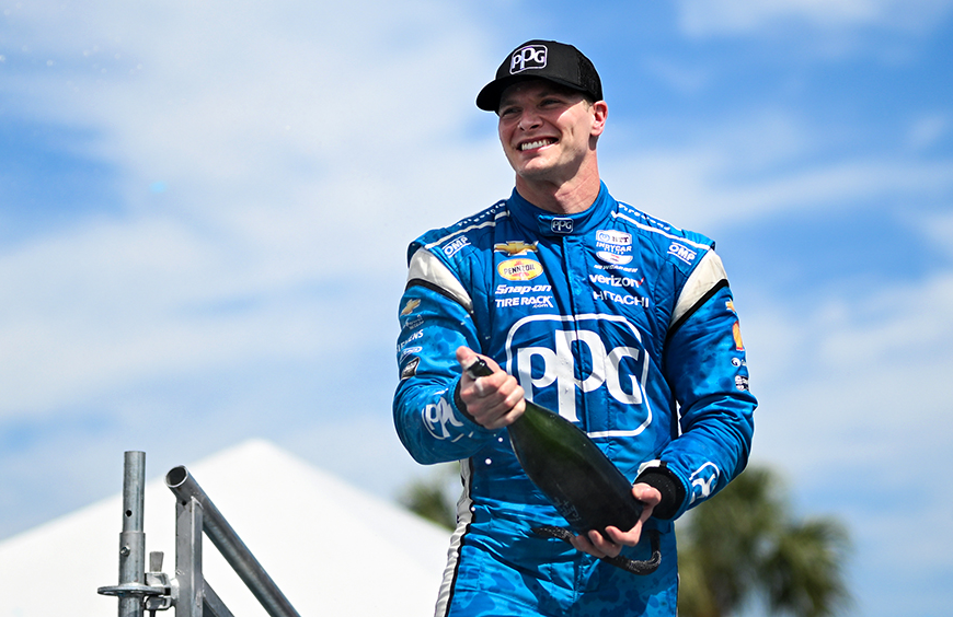 Newgarden domina a abertura da temporada em St. Pete