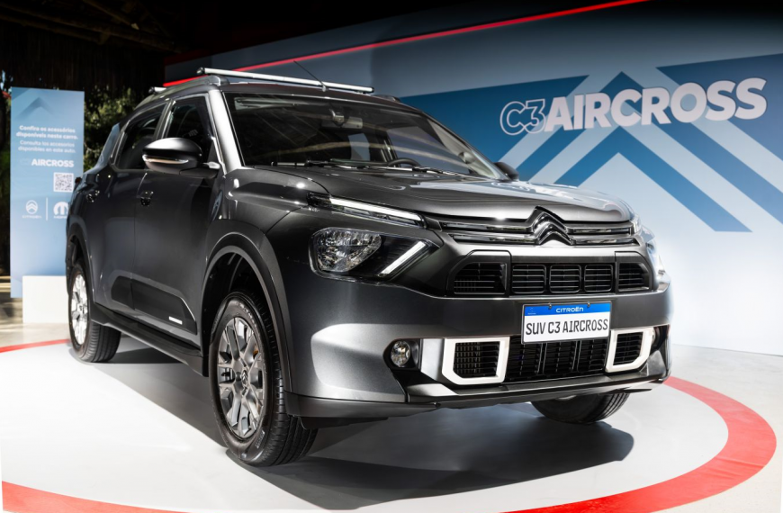 Novo SUV Citroën C3 Aircross entrega ainda mais versatilidade e praticidade para o dia a dia