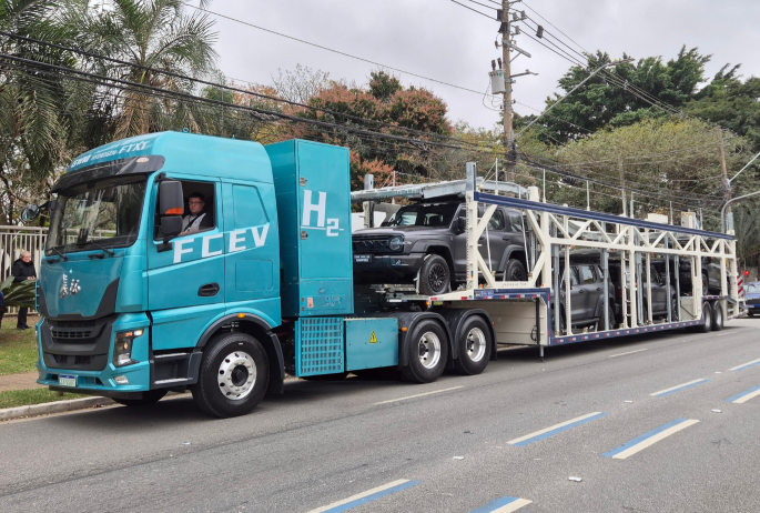 GWM: primeiro transporte de carga com caminhão a hidrogênio da América Latina